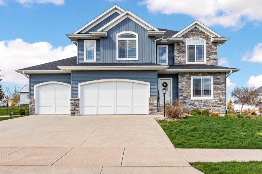 Stunning two-story home in North Liberty, Iowa.
