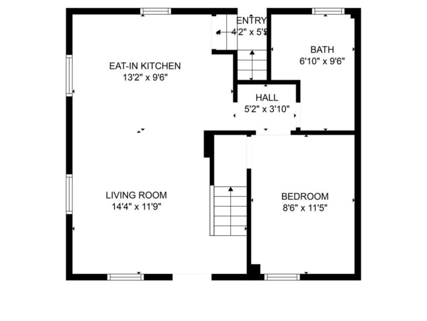 Main floor floorplan.